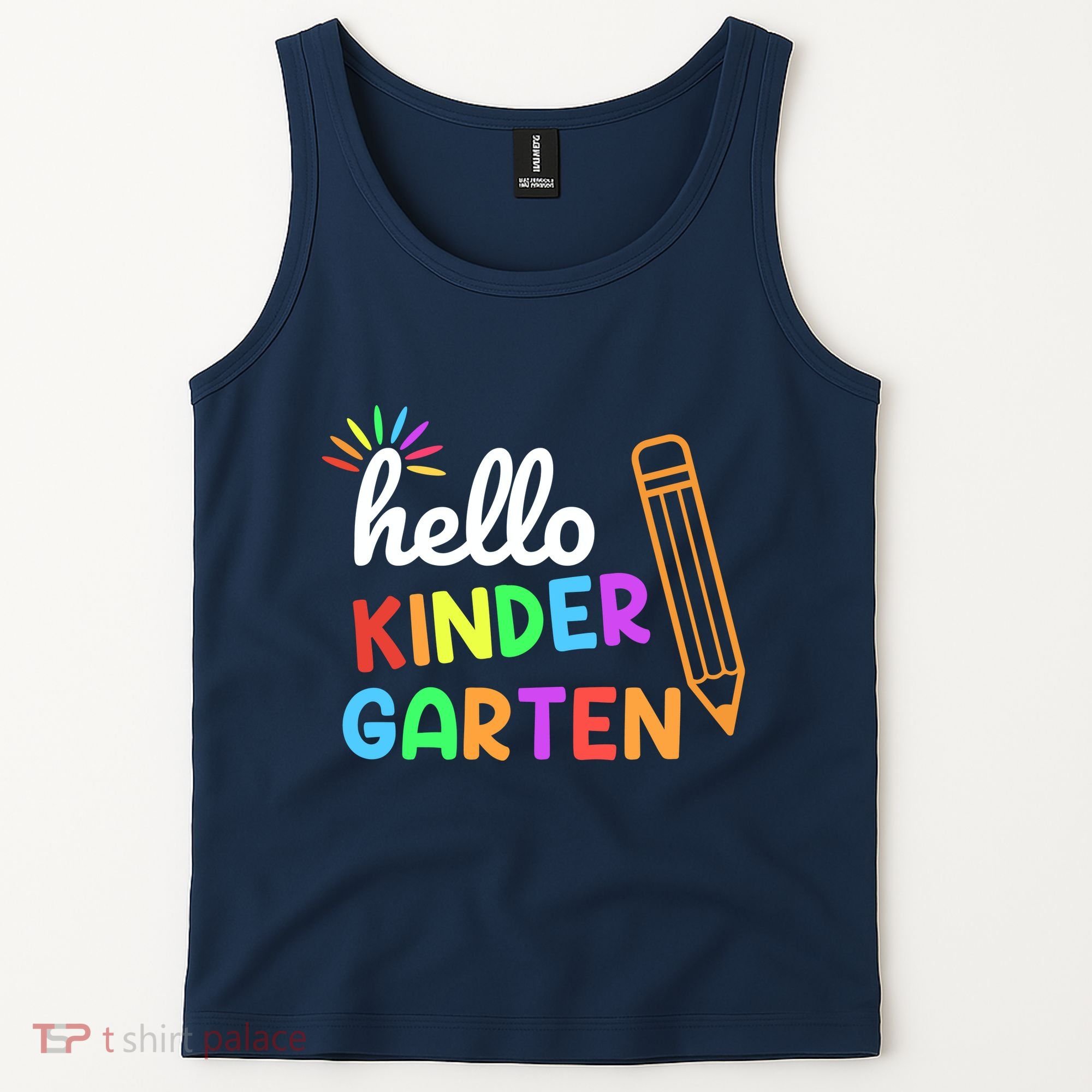 Hello Kindergarten Team Kinder Back To School Teacher Tank Top