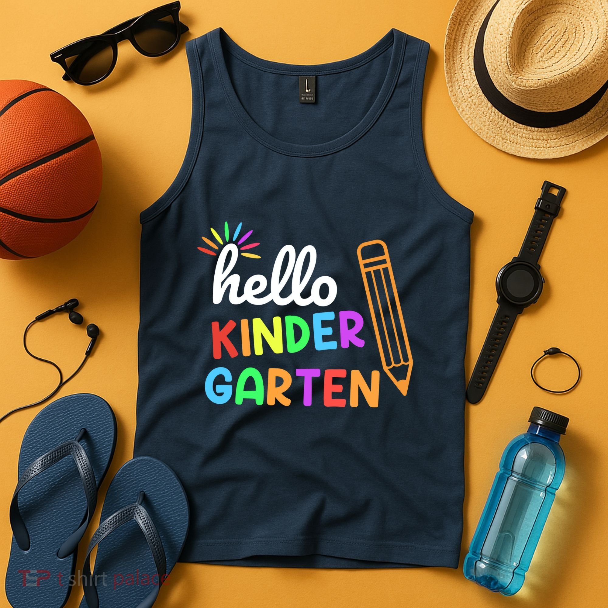 Hello Kindergarten Team Kinder Back To School Teacher Tank Top