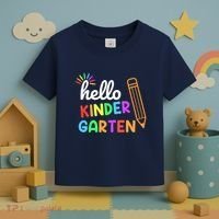 Hello Kindergarten Team Kinder Back To School Teacher Toddler T-Shirt thumb 3