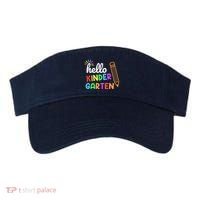 Hello Kindergarten Team Kinder Back To School Teacher Visor thumb 0