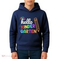 Hello Kindergarten Team Kinder Back To School Teacher Kids Hoodie thumb 4