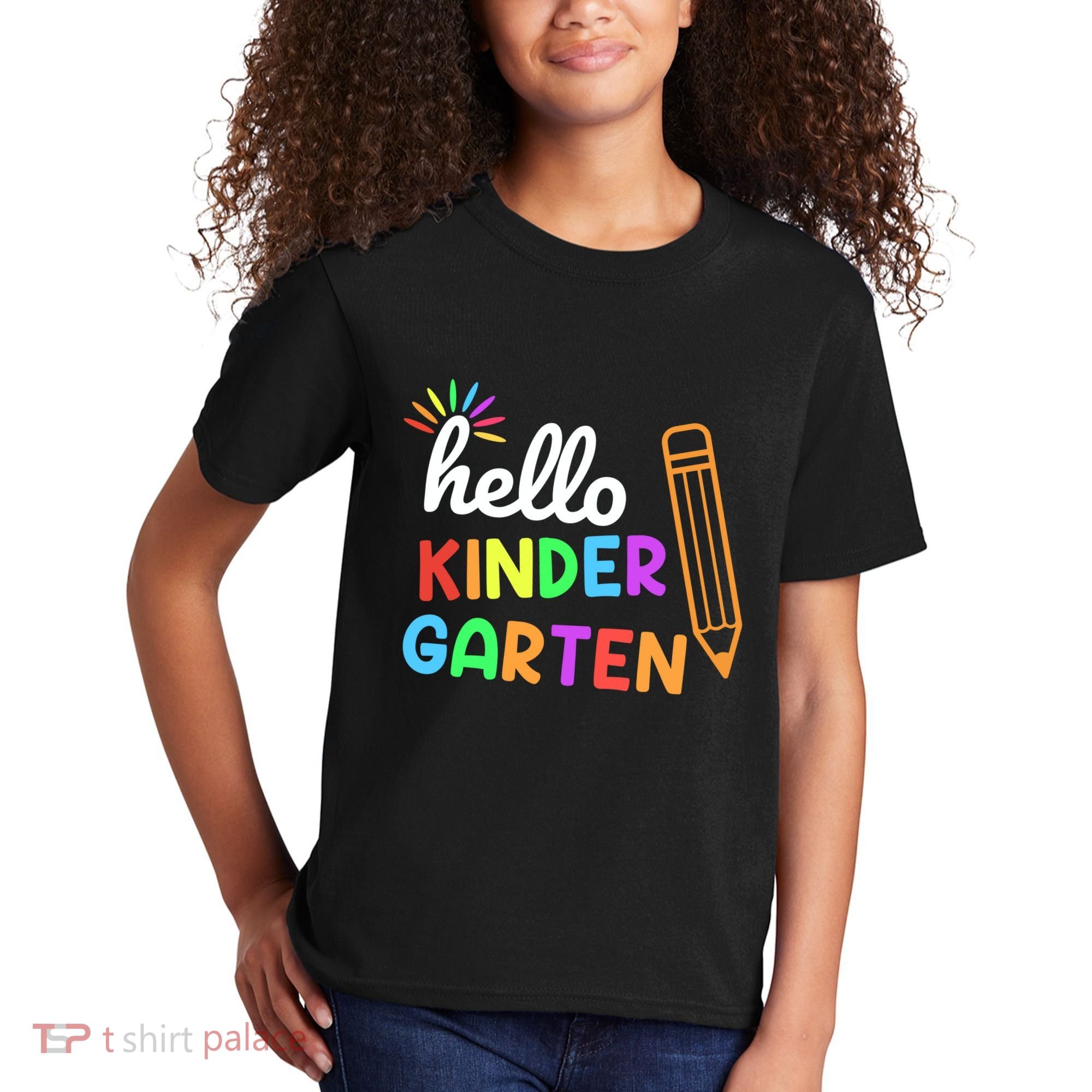 Hello Kindergarten Team Kinder Back To School Teacher Kids T-Shirt