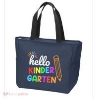 Hello Kindergarten Team Kinder Back To School Teacher Tote Bag thumb 3