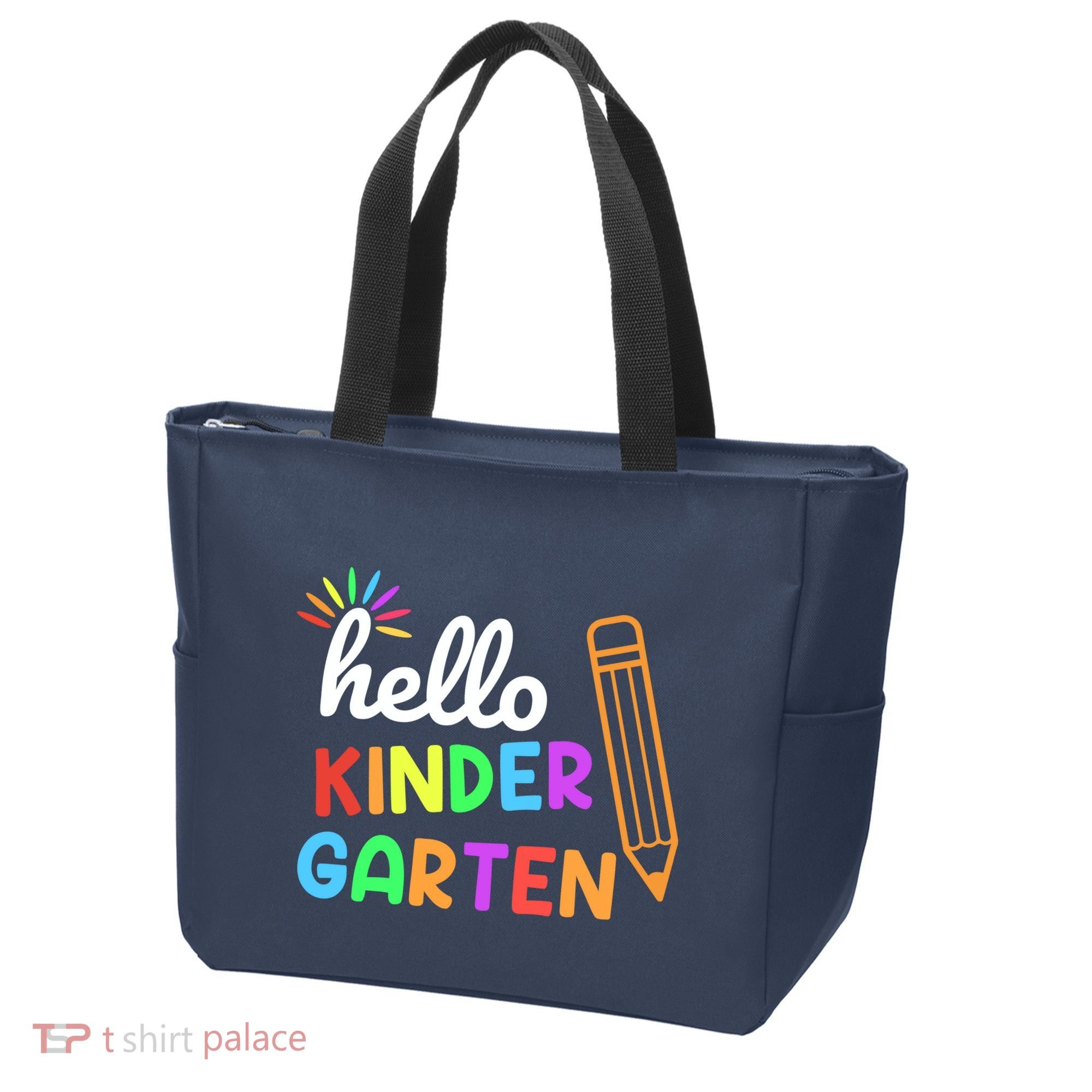 Hello Kindergarten Team Kinder Back To School Teacher Tote Bag