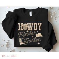 Howdy Kindergarten Teacher Rodeo Country Western Cowgirl Sweatshirt thumb 2