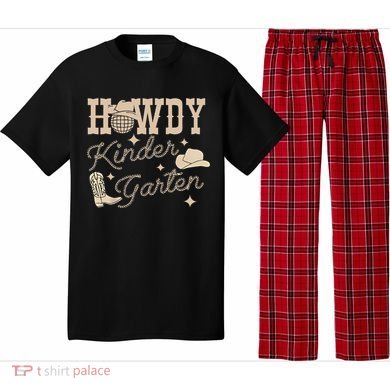 Howdy Kindergarten Teacher Rodeo Country Western Cowgirl Pajama Set