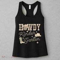 Howdy Kindergarten Teacher Rodeo Country Western Cowgirl Women's Tank Top thumb 3
