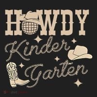 Howdy Kindergarten Teacher Rodeo Country Western Cowgirl Hat thumb 2