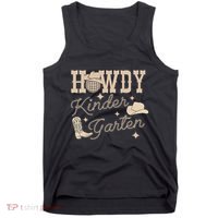 Howdy Kindergarten Teacher Rodeo Country Western Cowgirl Tank Top thumb 0
