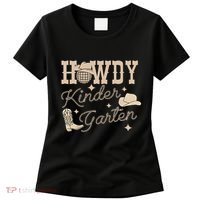 Howdy Kindergarten Teacher Rodeo Country Western Cowgirl Women's T-Shirt thumb 0