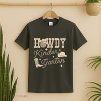 Howdy Kindergarten Teacher Rodeo Country Western Cowgirl T-Shirt thumb 2