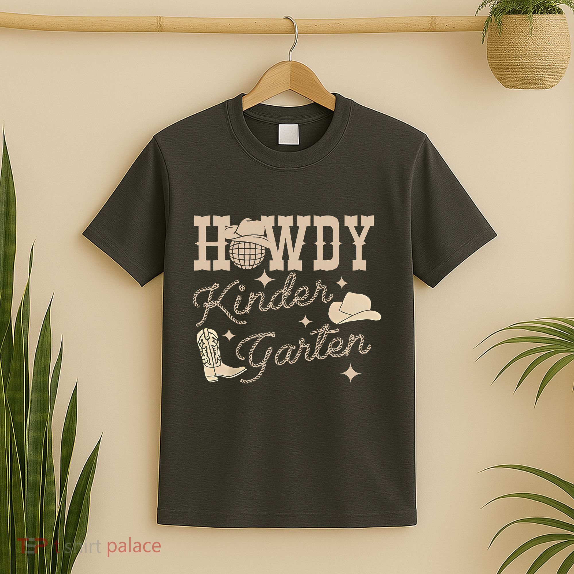 Howdy Kindergarten Teacher Rodeo Country Western Cowgirl T-Shirt