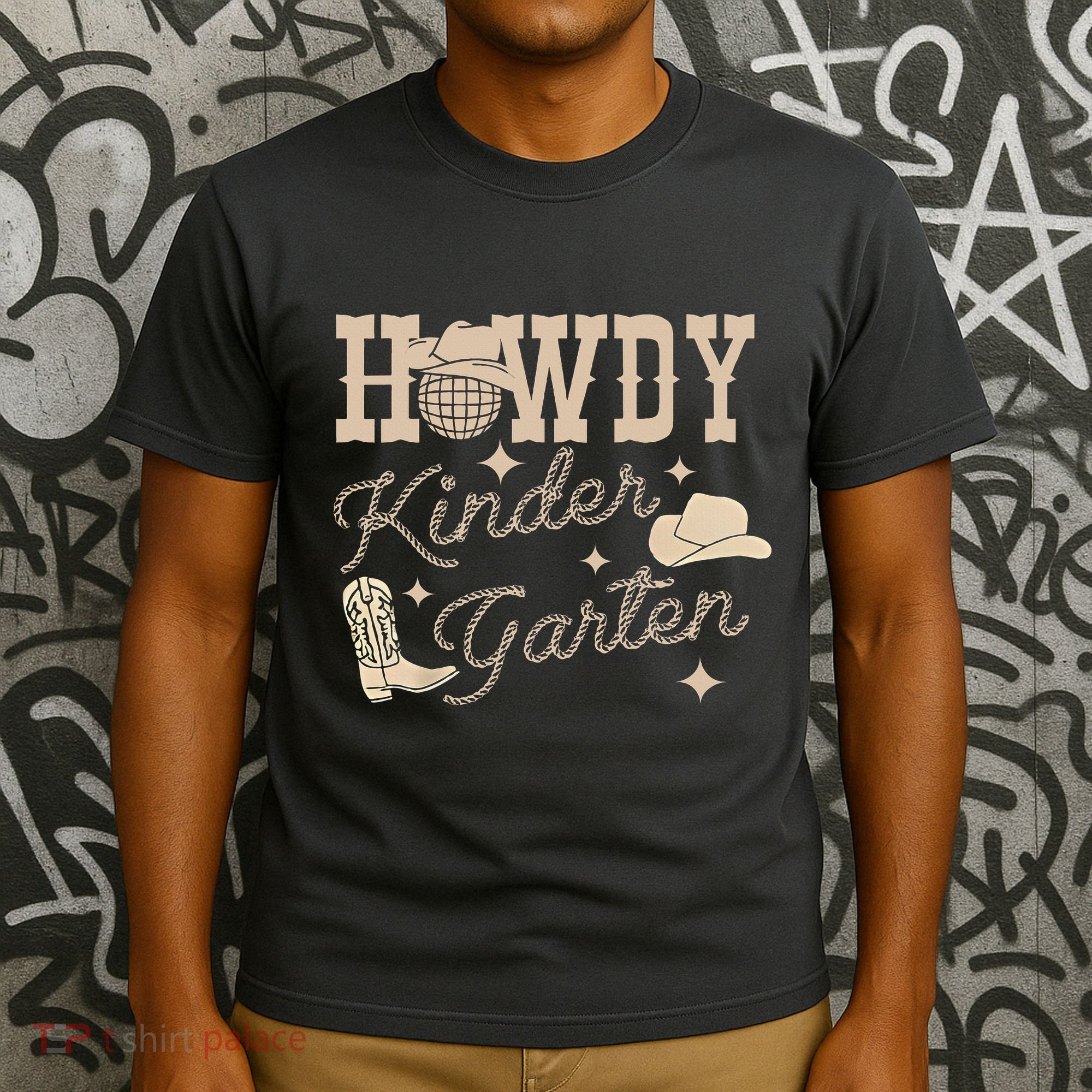 Howdy Kindergarten Teacher Rodeo Country Western Cowgirl T-Shirt