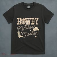 Howdy Kindergarten Teacher Rodeo Country Western Cowgirl T-Shirt thumb 4