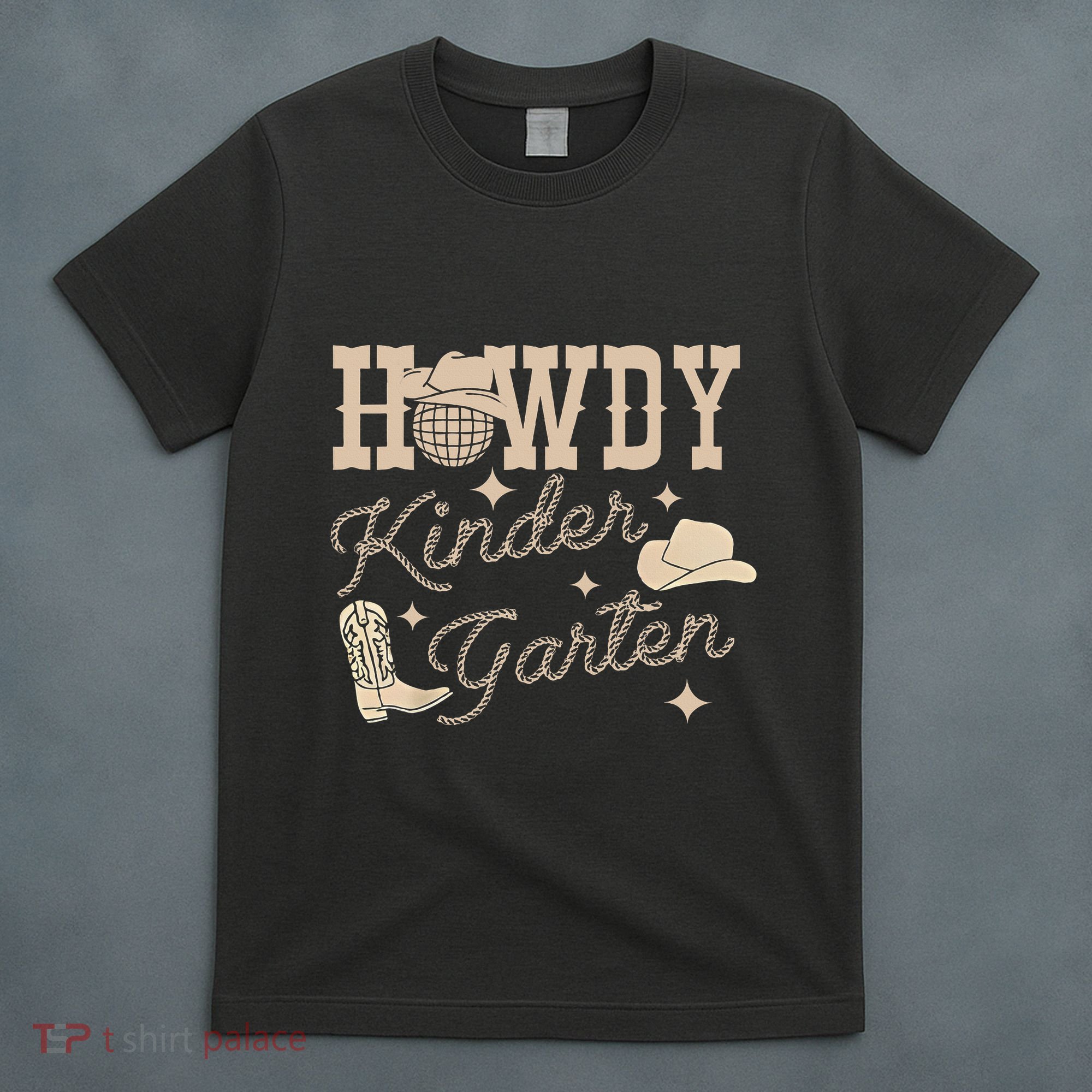 Howdy Kindergarten Teacher Rodeo Country Western Cowgirl T-Shirt