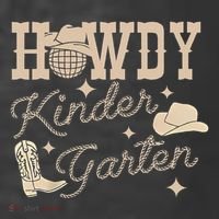Howdy Kindergarten Teacher Rodeo Country Western Cowgirl T-Shirt thumb 5