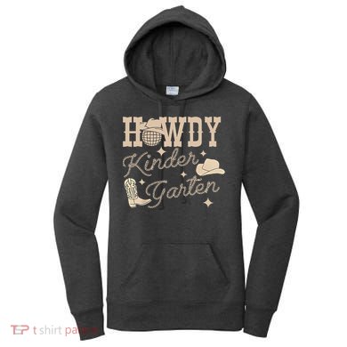 Howdy Kindergarten Teacher Rodeo Country Western Cowgirl Women's Hoodie