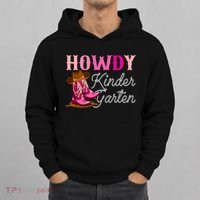 Howdy Kindergarten Teacher Rodeo Country Western Cowgirl Hoodie thumb 0