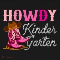Howdy Kindergarten Teacher Rodeo Country Western Cowgirl Long Sleeve Shirt thumb 2