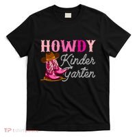 Howdy Kindergarten Teacher Rodeo Country Western Cowgirl T-Shirt thumb 0