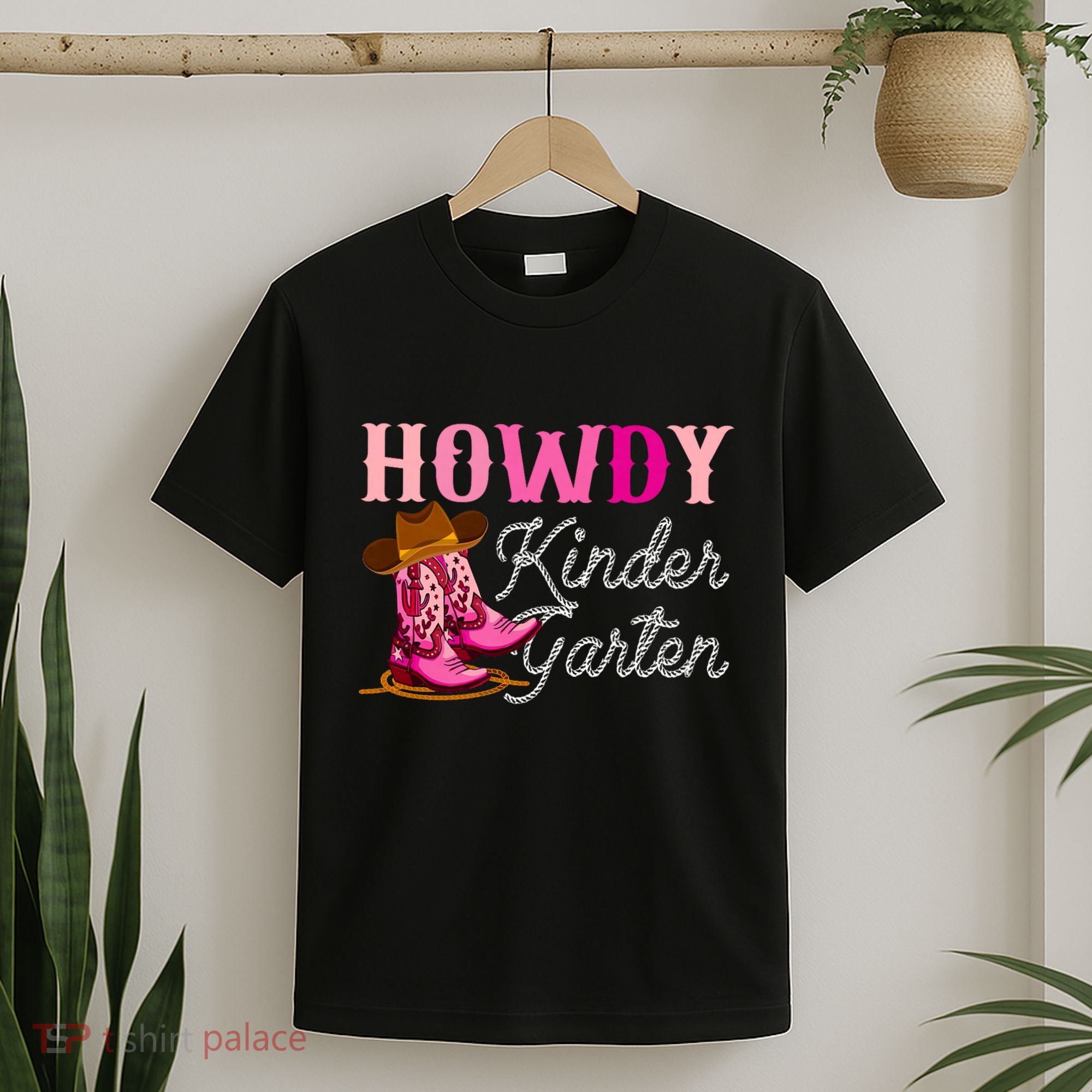 Howdy Kindergarten Teacher Rodeo Country Western Cowgirl T-Shirt