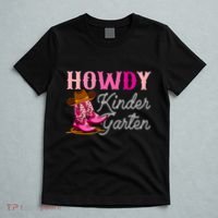 Howdy Kindergarten Teacher Rodeo Country Western Cowgirl T-Shirt thumb 5