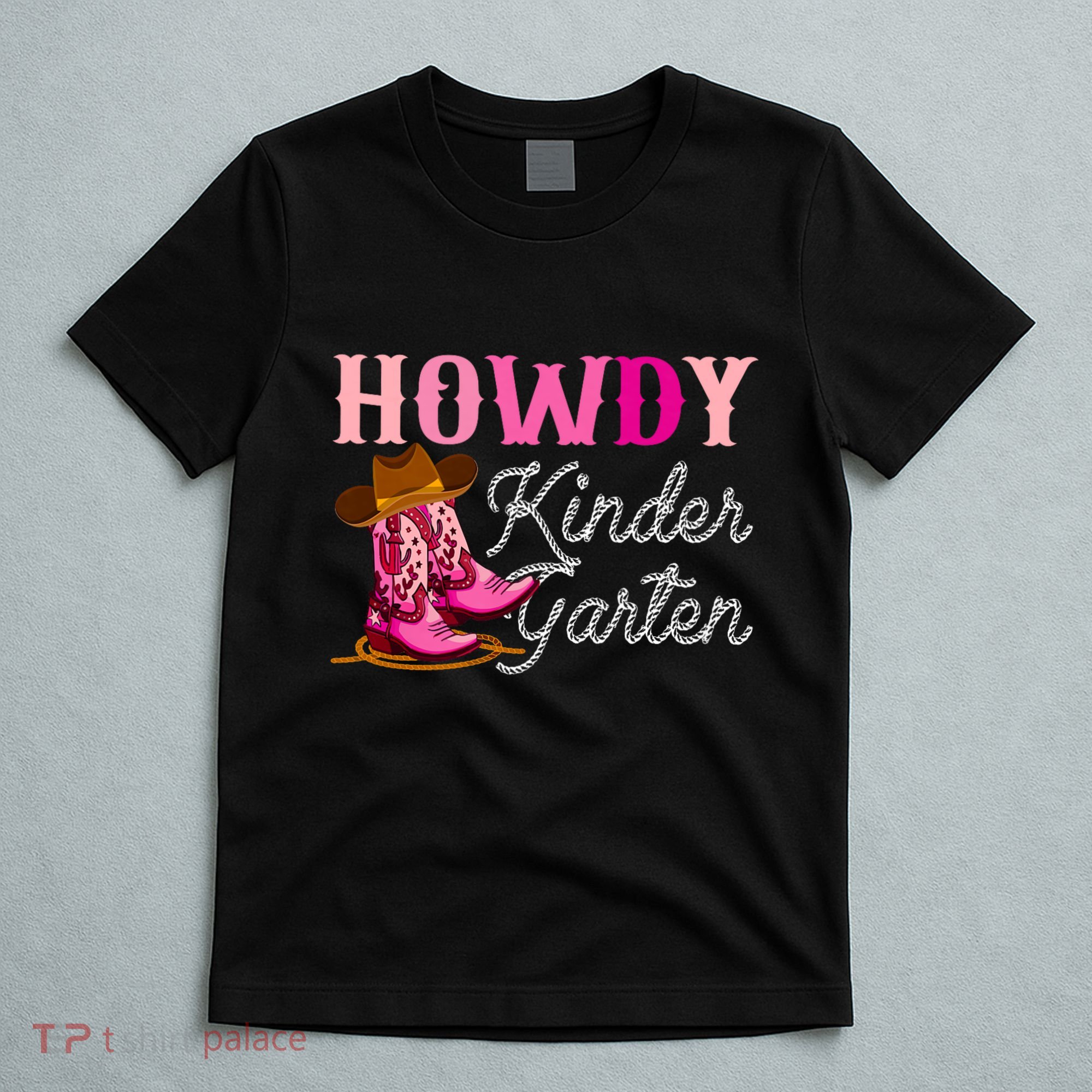 Howdy Kindergarten Teacher Rodeo Country Western Cowgirl T-Shirt