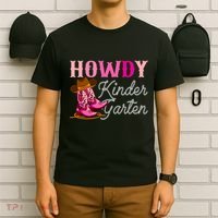 Howdy Kindergarten Teacher Rodeo Country Western Cowgirl T-Shirt thumb 6