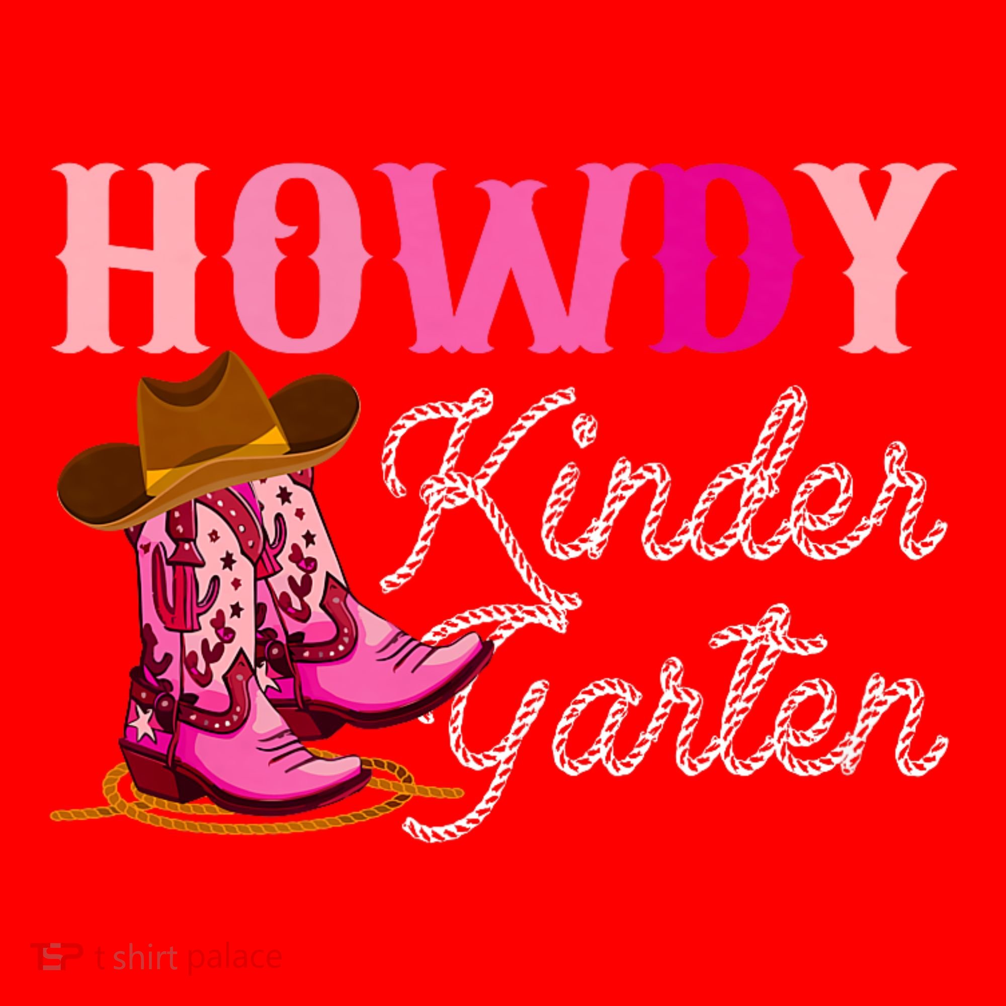Howdy Kindergarten Teacher Rodeo Country Western Cowgirl Santa Hat