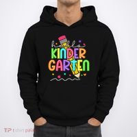 Hello Kindergarten Team Kinder Back To School Teacher Hoodie thumb 0