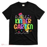 Hello Kindergarten Team Kinder Back To School Teacher T-Shirt thumb 0