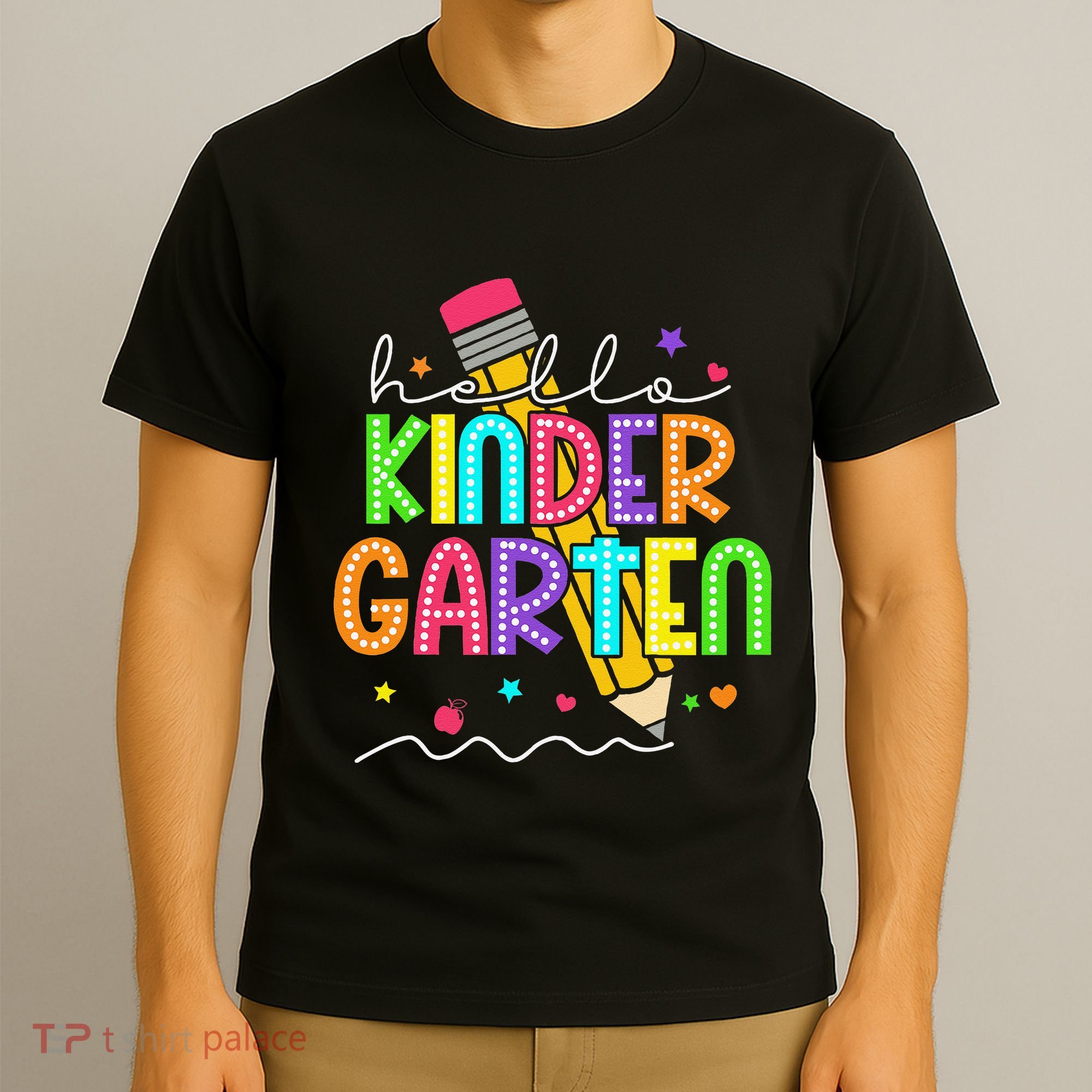 Hello Kindergarten Team Kinder Back To School Teacher T-Shirt