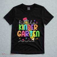 Hello Kindergarten Team Kinder Back To School Teacher T-Shirt thumb 5