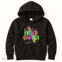 Hello Kindergarten Team Kinder Back To School Teacher Kids Hoodie thumb 0