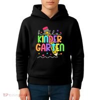 Hello Kindergarten Team Kinder Back To School Teacher Kids Hoodie thumb 4