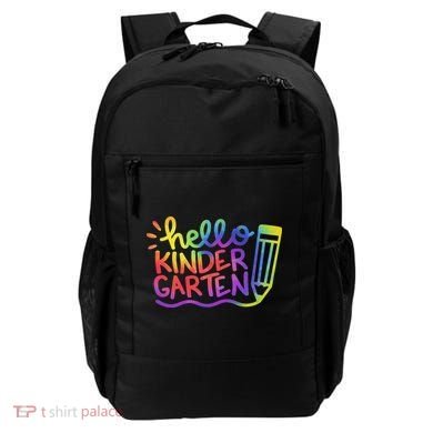 Hello Kindergarten Teacher Tie Dye Welcome Back To School Backpack