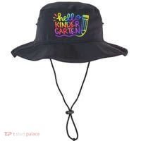 Hello Kindergarten Teacher Tie Dye Welcome Back To School Bucket Hat thumb 0