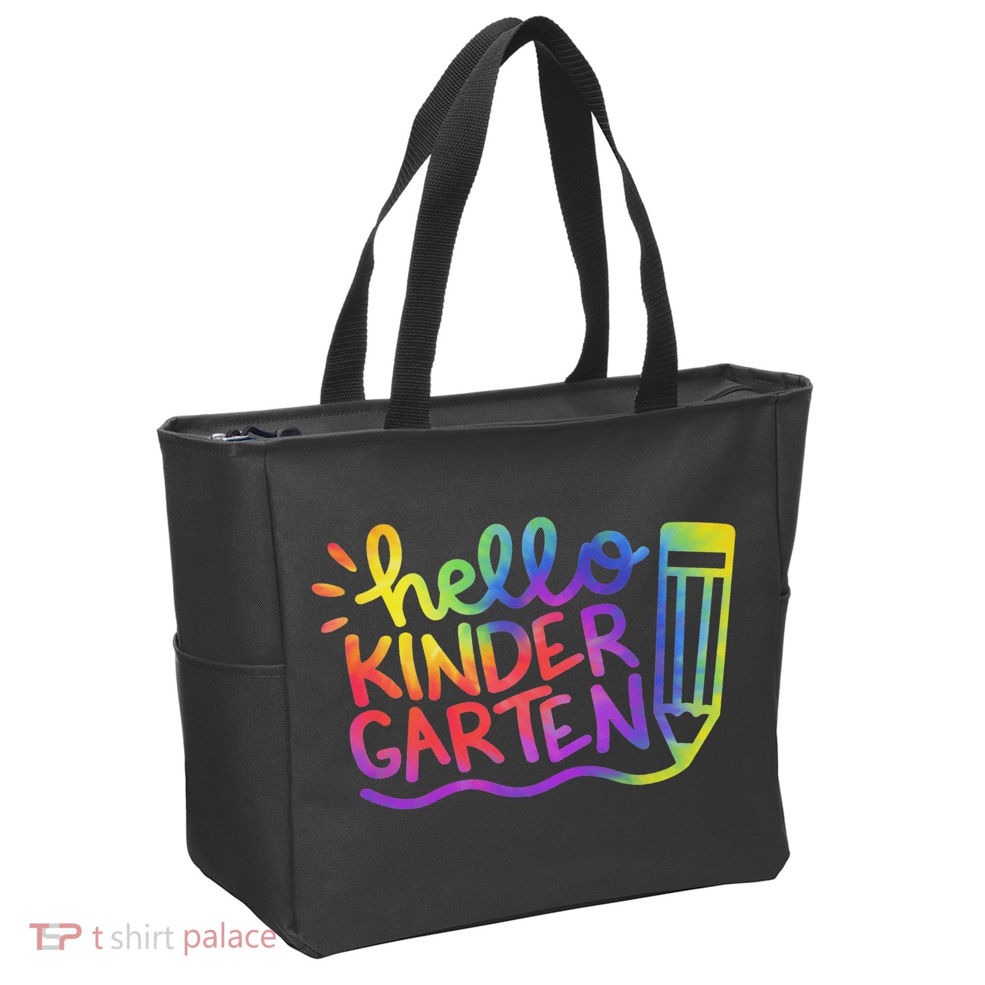 Hello Kindergarten Teacher Tie Dye Welcome Back To School Tote Bag