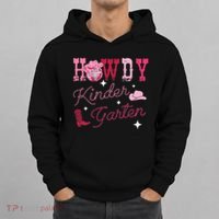 Howdy Kindergarten Teacher Rodeo Country Western Hoodie thumb 0
