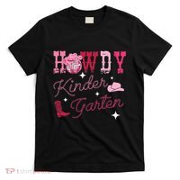 Howdy Kindergarten Teacher Rodeo Country Western T-Shirt thumb 0