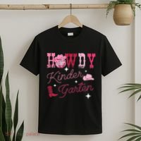 Howdy Kindergarten Teacher Rodeo Country Western T-Shirt thumb 2