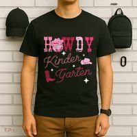 Howdy Kindergarten Teacher Rodeo Country Western T-Shirt thumb 6