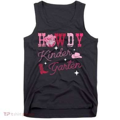 Howdy Kindergarten Teacher Rodeo Country Western Tank Top