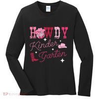 Howdy Kindergarten Teacher Rodeo Country Western Women's Long Sleeve Shirt thumb 0
