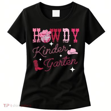 Howdy Kindergarten Teacher Rodeo Country Western Women's T-Shirt