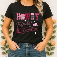 Howdy Kindergarten Teacher Rodeo Country Western Women's T-Shirt thumb 2