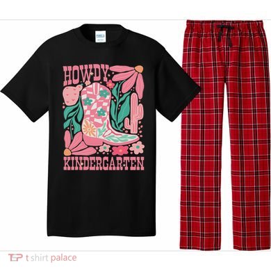 Howdy Kindergarten Western Kindergarten Vibe Teacher Cowgirl Pajama Set