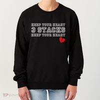 Heartbreak Keep Your Heart Three Stacks Women's Sweatshirt thumb 0