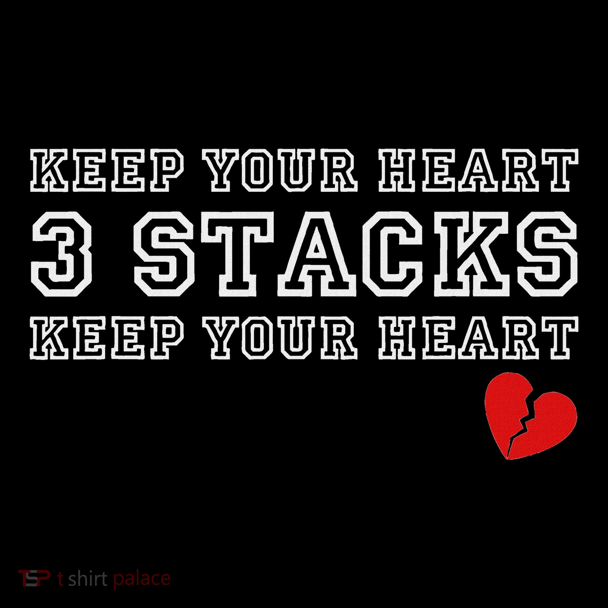 Heartbreak Keep Your Heart Three Stacks Women's Hoodie