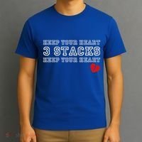 Heartbreak Keep Your Heart Three Stacks T-Shirt thumb 3